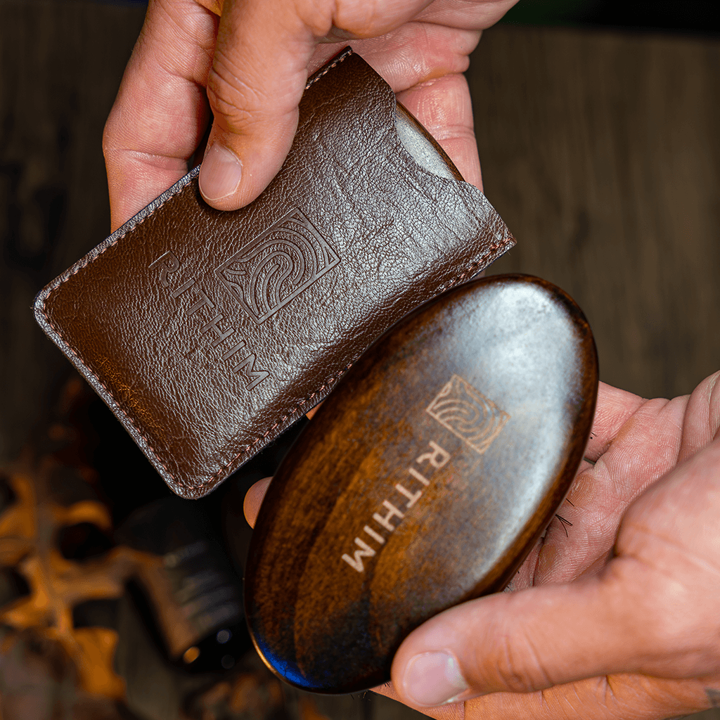 Baardolie set — combinaties van baardolie baardbalsem baardborstel baardkam voor dagelijkse verzorging